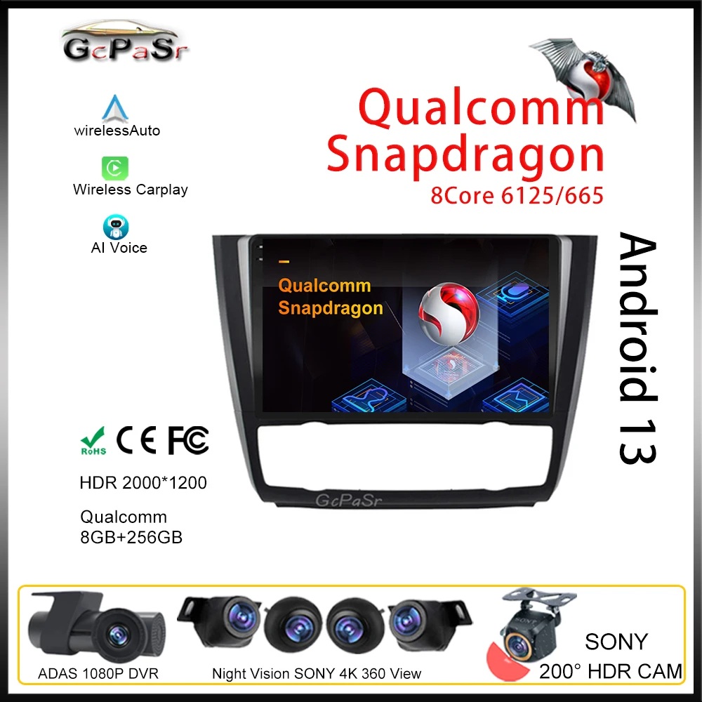 Qualcomm Android For BMW 1-Series 1 Series E88 E82 E81 E87 2004 - 2012 Navigation GPS Audio 2 Autoradio Multimedia Video Stero
Qualcomm Android For BMW 1-Series 1 Series E88 E82 E81 E87 2004 - 2012 Navigation GPS Audio 2 Autoradio Multimedia Video Stero