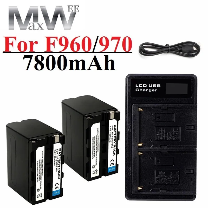 Аккумулятор 7800 мАч для Sony NP-F970 F750 F530 со светодиодным индикатором питания и зарядным устройством F970 F550 F570 F750 F770 MC1500C
Аккумулятор 7800 мАч для Sony NP-F970 F750 F530 со светодиодным индикатором питания и зарядным устройством F970 F550 F570 F750 F770 MC1500C