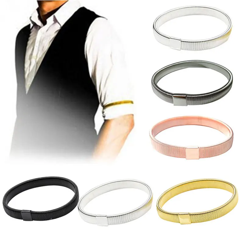 1PC Shirt Sleeve Holder Metal Arm Band Non-slip Cuffs Accessories Men's Bracelets Elastic Arm Rings Clothing Accessories
1PC Shirt Sleeve Holder Metal Arm Band Non-slip Cuffs Accessories Men's Bracelets Elastic Arm Rings Clothing Accessories