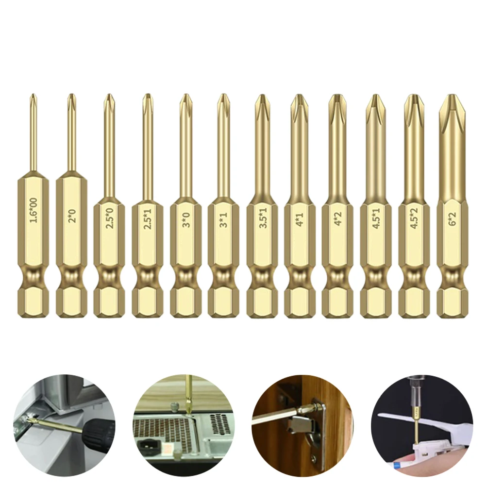 50mm 1/4" Hex Shank Anti Slip Electric Screwdriver Bits Titanium Coated Screwdriver Bits PH 2 Magnetic Electric Screwdriver Bit
50mm 1/4" Hex Shank Anti Slip Electric Screwdriver Bits Titanium Coated Screwdriver Bits PH 2 Magnetic Electric Screwdriver Bit