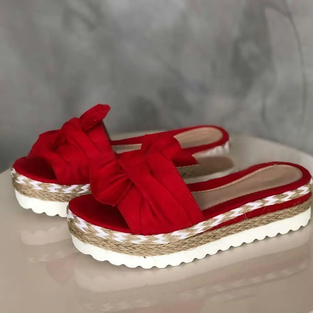 Women Bow Sandals Slipper Indoor Outdoor Flip-flops Beach Shoes Female Slippers Women Sandals Platform Sandals Shoes
Women Bow Sandals Slipper Indoor Outdoor Flip-flops Beach Shoes Female Slippers Women Sandals Platform Sandals Shoes