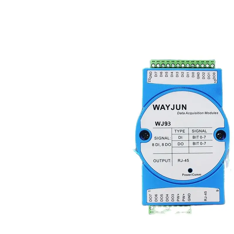 8-канальный высокоскоростной счетчик частоты потока импульса ШИМ выход Modbus модуль тср WJ93
8-канальный высокоскоростной счетчик частоты потока импульса ШИМ выход Modbus модуль тср WJ93