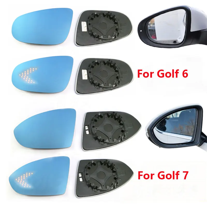 For VW Golf 6 MK6 7 MK7 Car Rearview Side Mirror Blue Glass Lens WIth Wide Angle View Anti-glare Heating 2PCS
For VW Golf 6 MK6 7 MK7 Car Rearview Side Mirror Blue Glass Lens WIth Wide Angle View Anti-glare Heating 2PCS