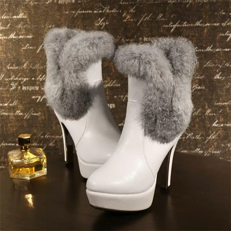 Women European and American Short Boots Temperament Retro Plush Stitching PU Side Zipper Fashion Winter Snow Women Shoes
Women European and American Short Boots Temperament Retro Plush Stitching PU Side Zipper Fashion Winter Snow Women Shoes
