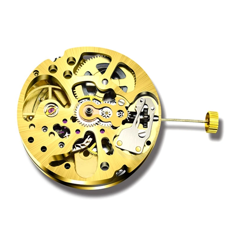 Gold Skeleton 2004 Movement Ordinary Pendulum Adjustment Radiation Pattern Fully Automatic Watch Movement
Gold Skeleton 2004 Movement Ordinary Pendulum Adjustment Radiation Pattern Fully Automatic Watch Movement