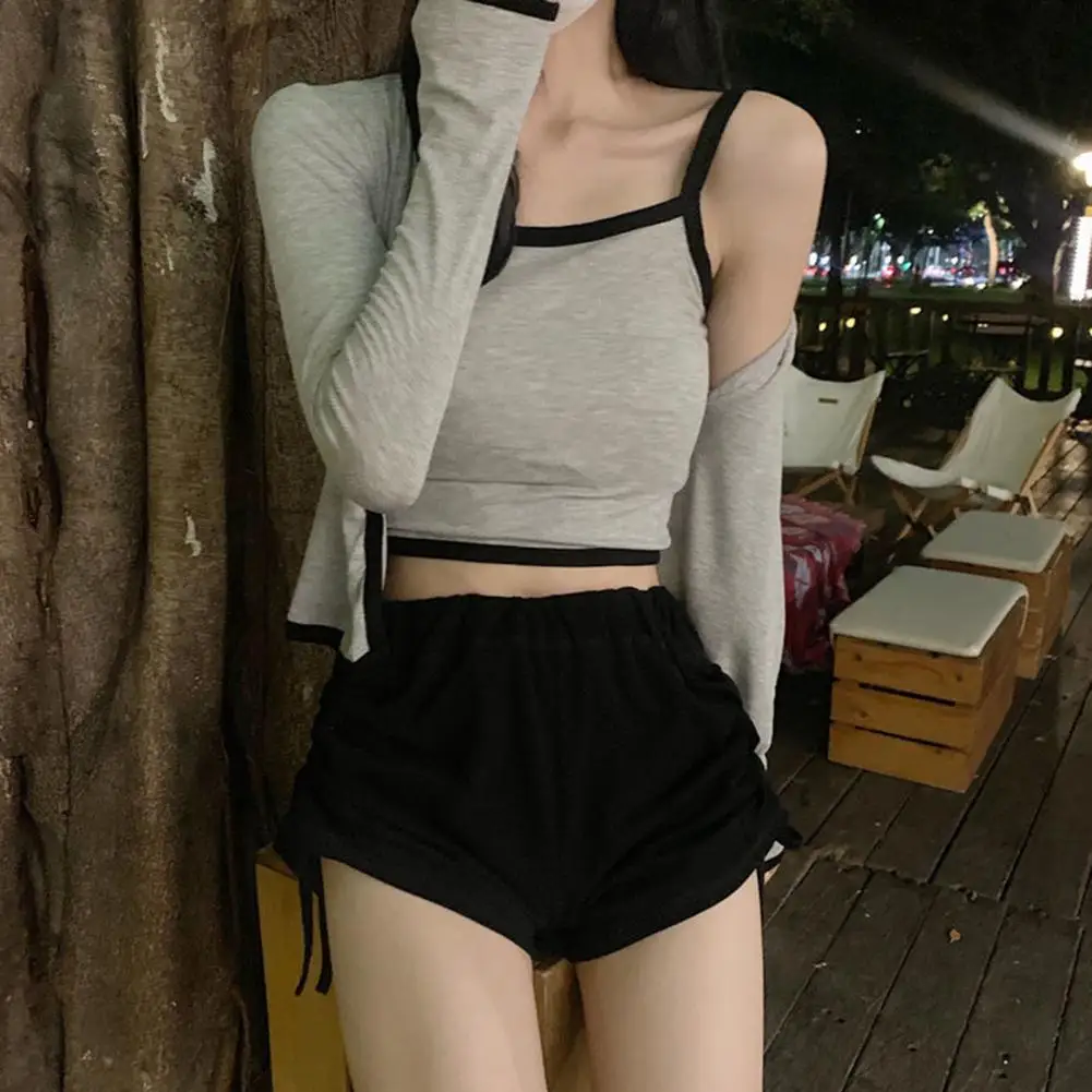 1 Set Beautiful Ladies Suspender Polyester Ladies Cardigan Solid Color Spring And Autumn Thin Cardigan Top Everyday Wear
1 Set Beautiful Ladies Suspender Polyester Ladies Cardigan Solid Color Spring And Autumn Thin Cardigan Top Everyday Wear