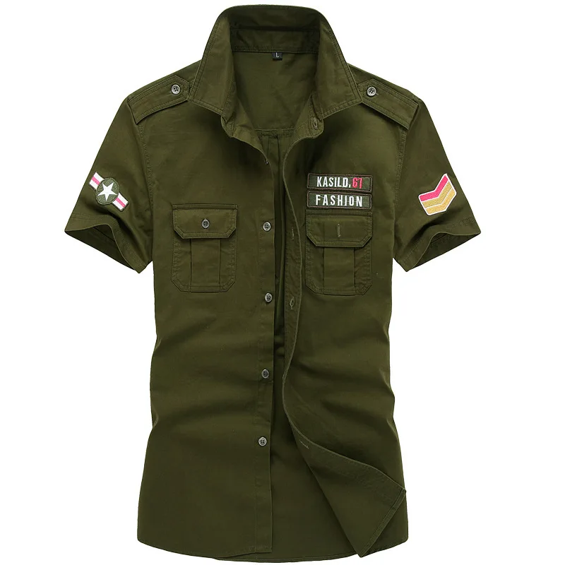 Summer Trendy Fashion Men Shirts Short Sleeve Cotton Casual Shirt Men Tee Overall Military T-shirts Camisa Masculina Size S-6XL
Summer Trendy Fashion Men Shirts Short Sleeve Cotton Casual Shirt Men Tee Overall Military T-shirts Camisa Masculina Size S-6XL