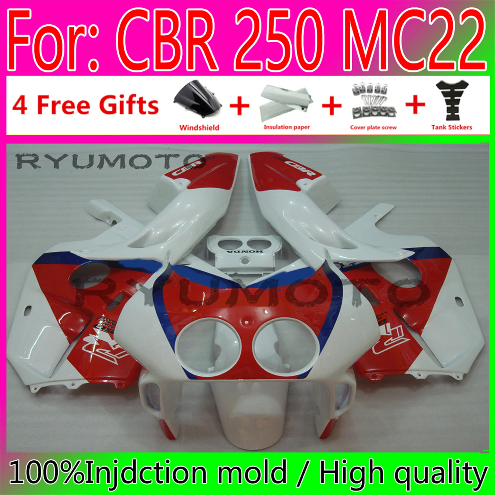 Новые обтекатели для мотоциклов Honda Cbr250rr 1990 - 1994 MC22 CBR250 RR 1993 Обтекатели для кузова Cbr 250 RR 1994
Новые обтекатели для мотоциклов Honda Cbr250rr 1990 - 1994 MC22 CBR250 RR 1993 Обтекатели для кузова Cbr 250 RR 1994