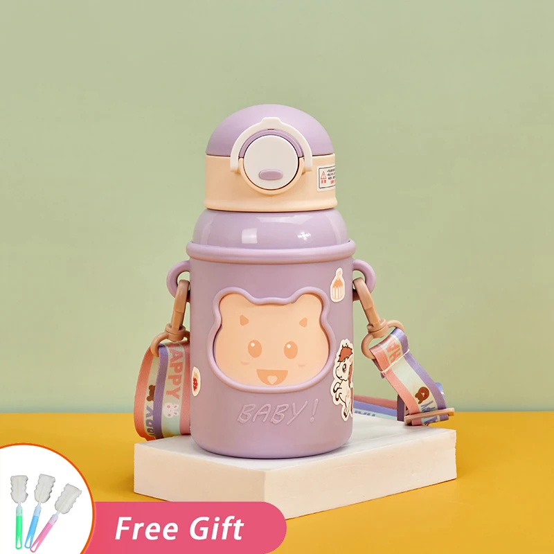 Cute Thermos Portable Water Bottle Cartoon Bear Thermal Mug Girls Insulated Cup Hot Drinks Vacuum Flasks Children Straw Tumbler
Cute Thermos Portable Water Bottle Cartoon Bear Thermal Mug Girls Insulated Cup Hot Drinks Vacuum Flasks Children Straw Tumbler