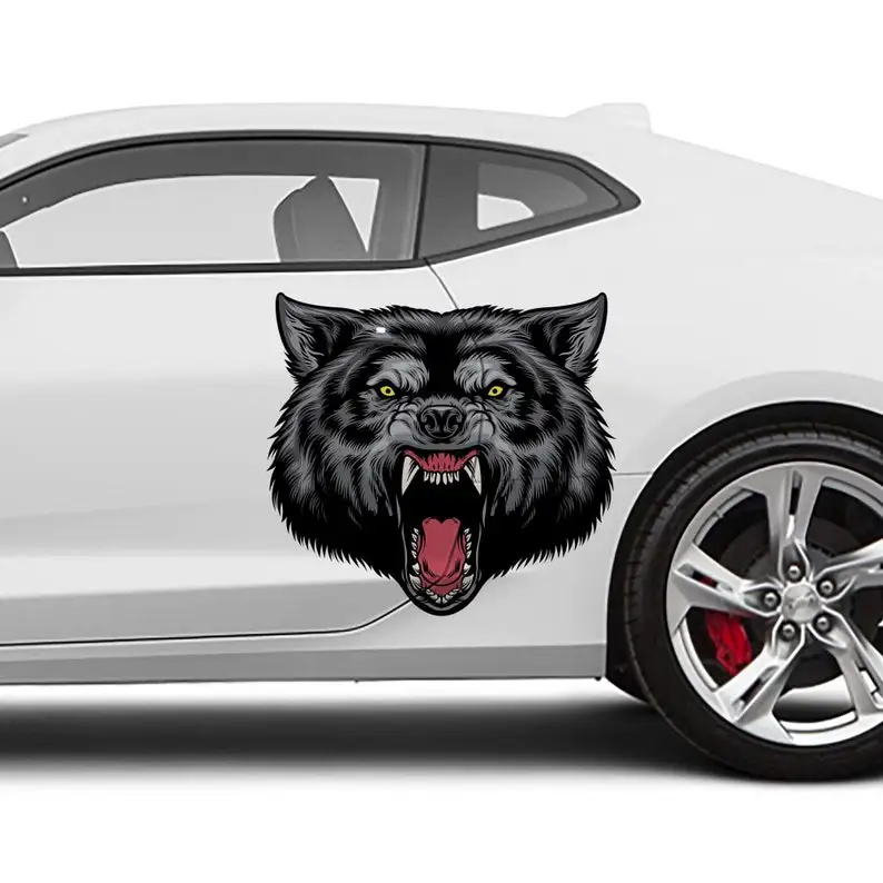 Wolf Head Car Decal Livery, 2 Piece Set, Limited Edition, Exclusively Designed In-house and Printed on Premium Vinyl
Wolf Head Car Decal Livery, 2 Piece Set, Limited Edition, Exclusively Designed In-house and Printed on Premium Vinyl
