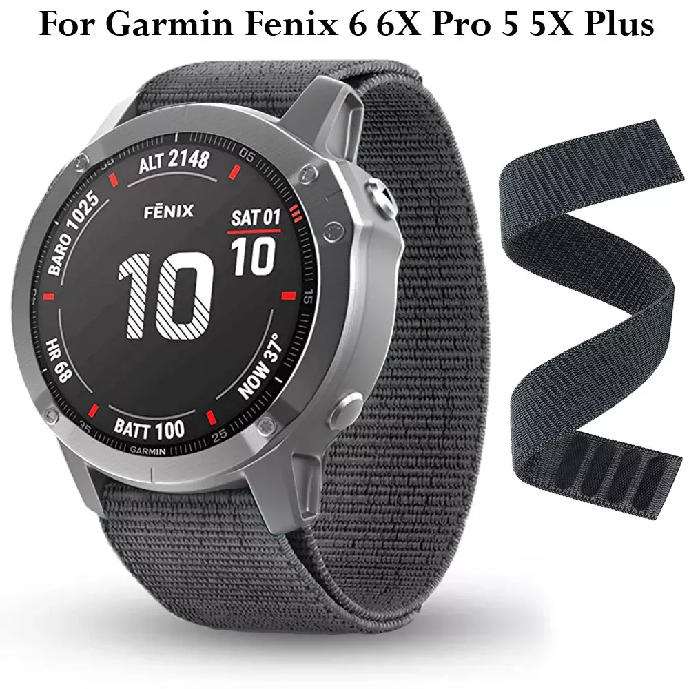 Band For Garmin Fenix 6X 6 Pro 7 7X 5X 5 Plus 3 3HR 935 22 26mm Nylon Braided Adjustable Strap Smart Watch Bracelet Accessories
Band For Garmin Fenix 6X 6 Pro 7 7X 5X 5 Plus 3 3HR 935 22 26mm Nylon Braided Adjustable Strap Smart Watch Bracelet Accessories