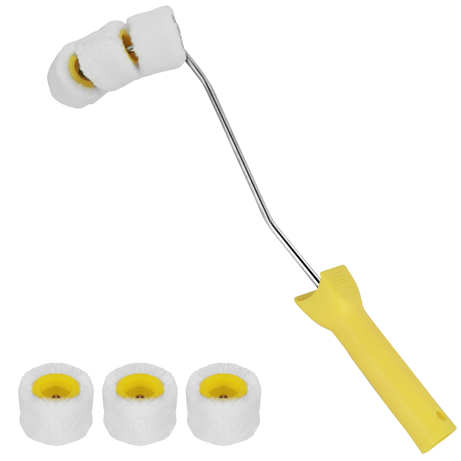 Pipe Paint Roller with Handle 3 Wheels Pipe Tube Roller Brush with Acrylic Roller Brush Head Firefighting Pipe Paint Brush Water
Pipe Paint Roller with Handle 3 Wheels Pipe Tube Roller Brush with Acrylic Roller Brush Head Firefighting Pipe Paint Brush Water