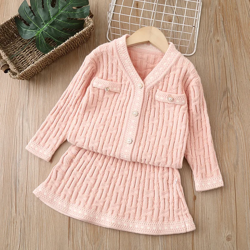 Girls Knitted Cardigan Top Skirt Two Piece Set Winter Baby Girl Clothes Baby Girl Winter Clothes
Girls Knitted Cardigan Top Skirt Two Piece Set Winter Baby Girl Clothes Baby Girl Winter Clothes