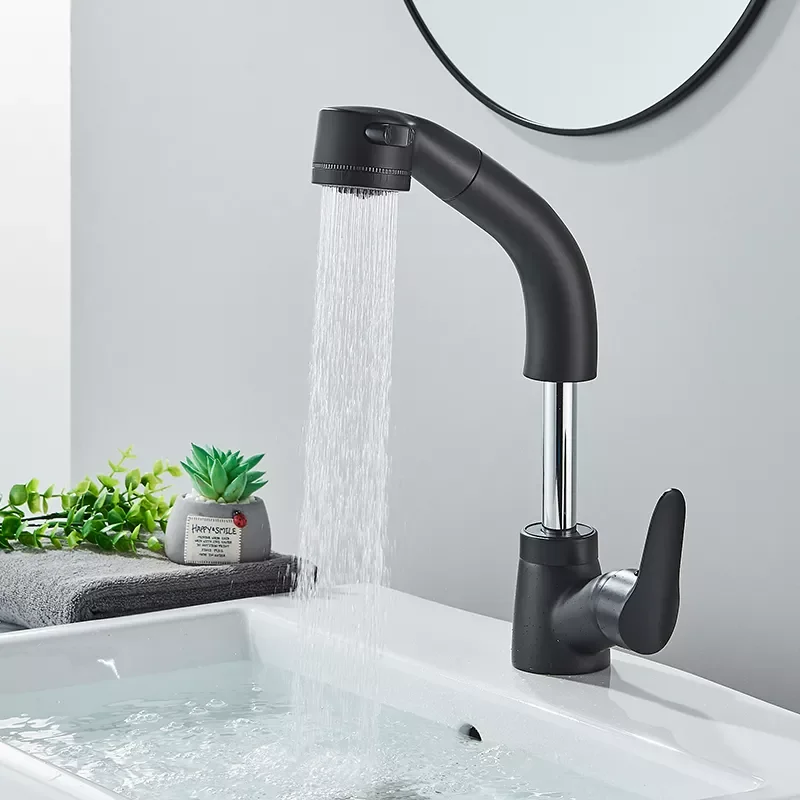 Black Pull Out Bathroom Basin Sink Faucet Hot Cold Water Mixer Tap 360 Rotation Water Crane For Bathroom Lifting Basin Faucet
Black Pull Out Bathroom Basin Sink Faucet Hot Cold Water Mixer Tap 360 Rotation Water Crane For Bathroom Lifting Basin Faucet
