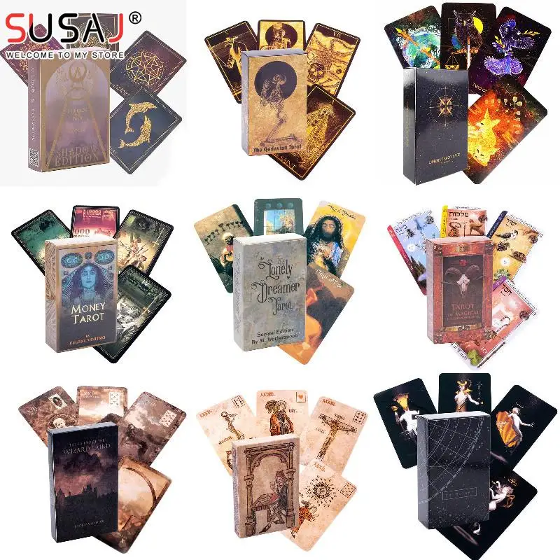 24 Styles Tarot Cards Magical Divination Oracle Family Personal Deck Game Power Oracle Light Seer's Tarot Dark Mansion Tarot
24 Styles Tarot Cards Magical Divination Oracle Family Personal Deck Game Power Oracle Light Seer's Tarot Dark Mansion Tarot
