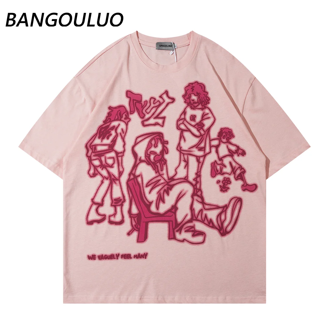Cartoon Line Character Print Hoodie Casual Y2K T-shirts Harajuku Hip Hop Streetwear Anime Graphic Tshirts Cotton Tops
Cartoon Line Character Print Hoodie Casual Y2K T-shirts Harajuku Hip Hop Streetwear Anime Graphic Tshirts Cotton Tops