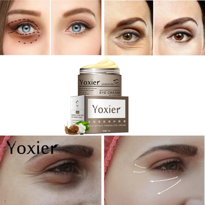 Yoxier Snail Extract Essence Eye Cream Repairing Dark Circles Removing Eye Bags Moisturizing Hydration Eye Care Essence Cream
Yoxier Snail Extract Essence Eye Cream Repairing Dark Circles Removing Eye Bags Moisturizing Hydration Eye Care Essence Cream