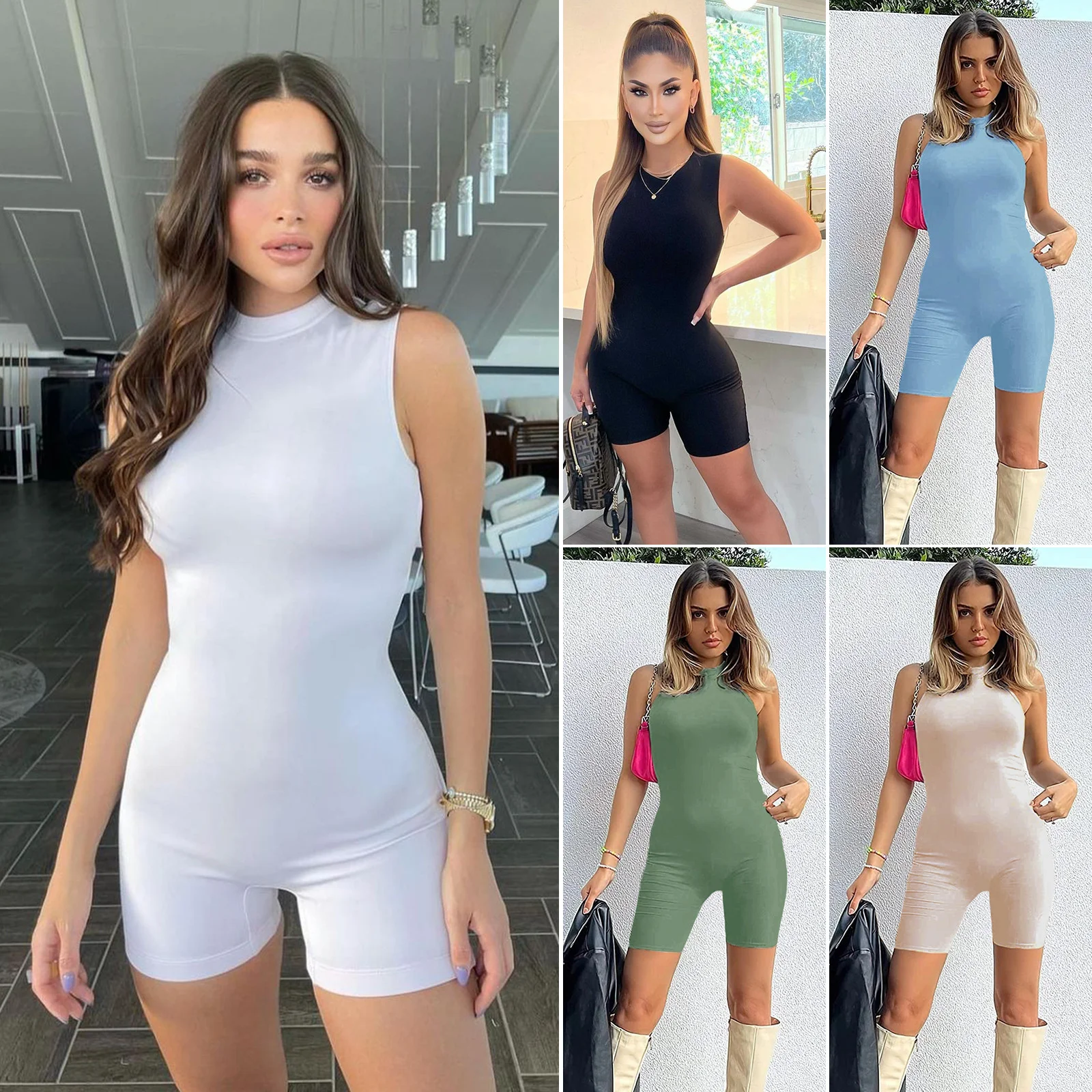 2023Independently designed women's jumpsuit black style ins popular sports women's summer new product
2023Independently designed women's jumpsuit black style ins popular sports women's summer new product