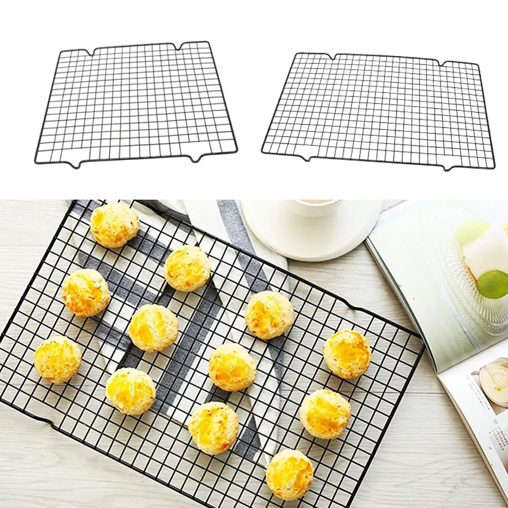 Stainless Steel Wire Grid Cooling Tray Cake Food Rack Oven Kitchen Baking Pizza Bread Barbecue Cookie Biscuit Holder Shelf ZXH
Stainless Steel Wire Grid Cooling Tray Cake Food Rack Oven Kitchen Baking Pizza Bread Barbecue Cookie Biscuit Holder Shelf ZXH