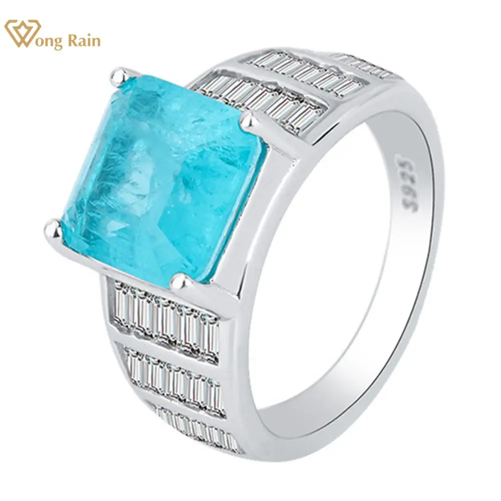 Wong Rain, 100% Стерлинговое Серебро 925 пробы, Параиба, турмалин, изумруд, высокоуглеродные бриллианты, драгоценный камень, свадебное кольцо, ювели...
Wong Rain, 100% Стерлинговое Серебро 925 пробы, Параиба, турмалин, изумруд, высокоуглеродные бриллианты, драгоценный камень, свадебное кольцо, ювели...