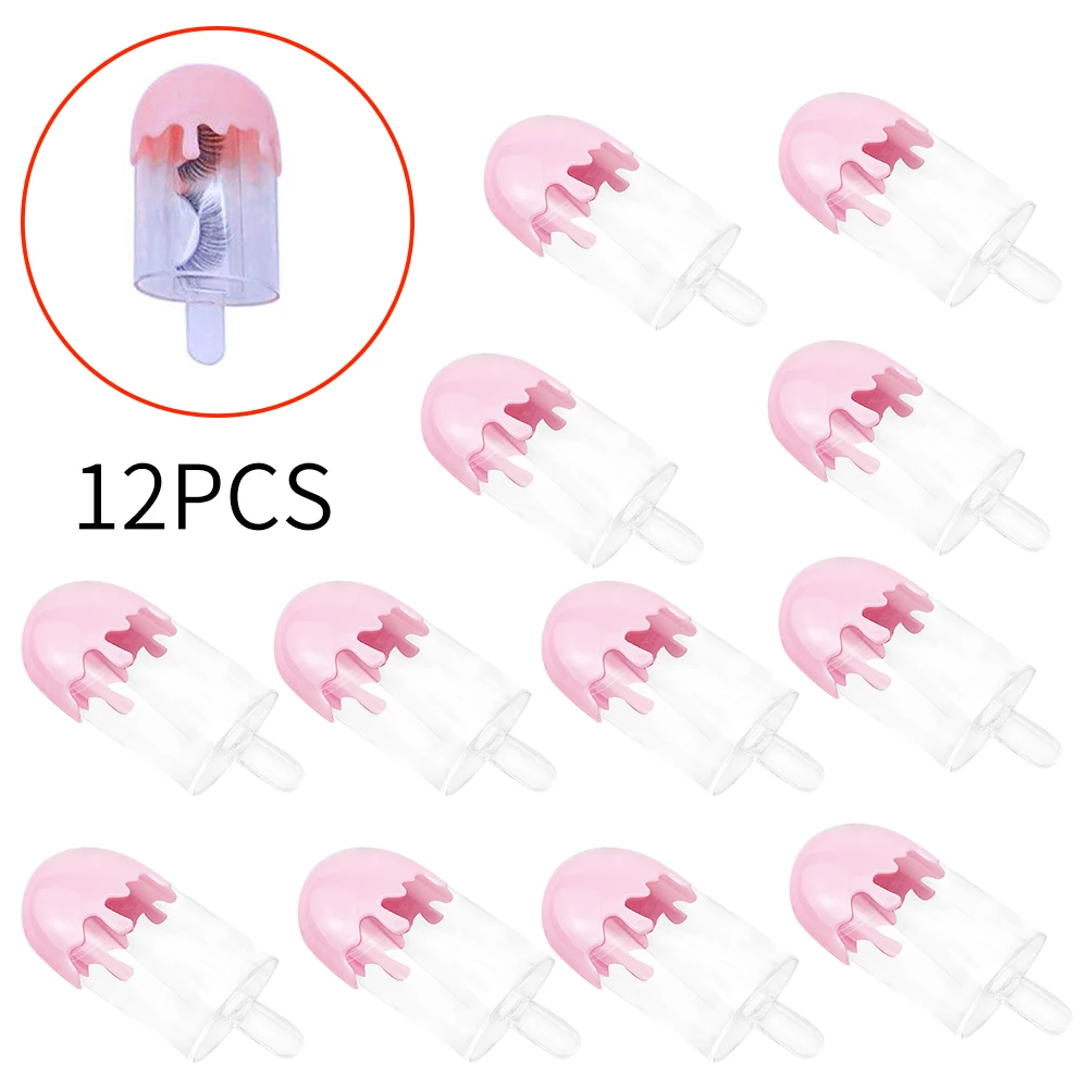 12pcs Gift Portable Popsicle Shaped Salon Plastic Travel Protection Eyelash Storage Case Cosmetic Tool Home Empty Box Packaging
12pcs Gift Portable Popsicle Shaped Salon Plastic Travel Protection Eyelash Storage Case Cosmetic Tool Home Empty Box Packaging