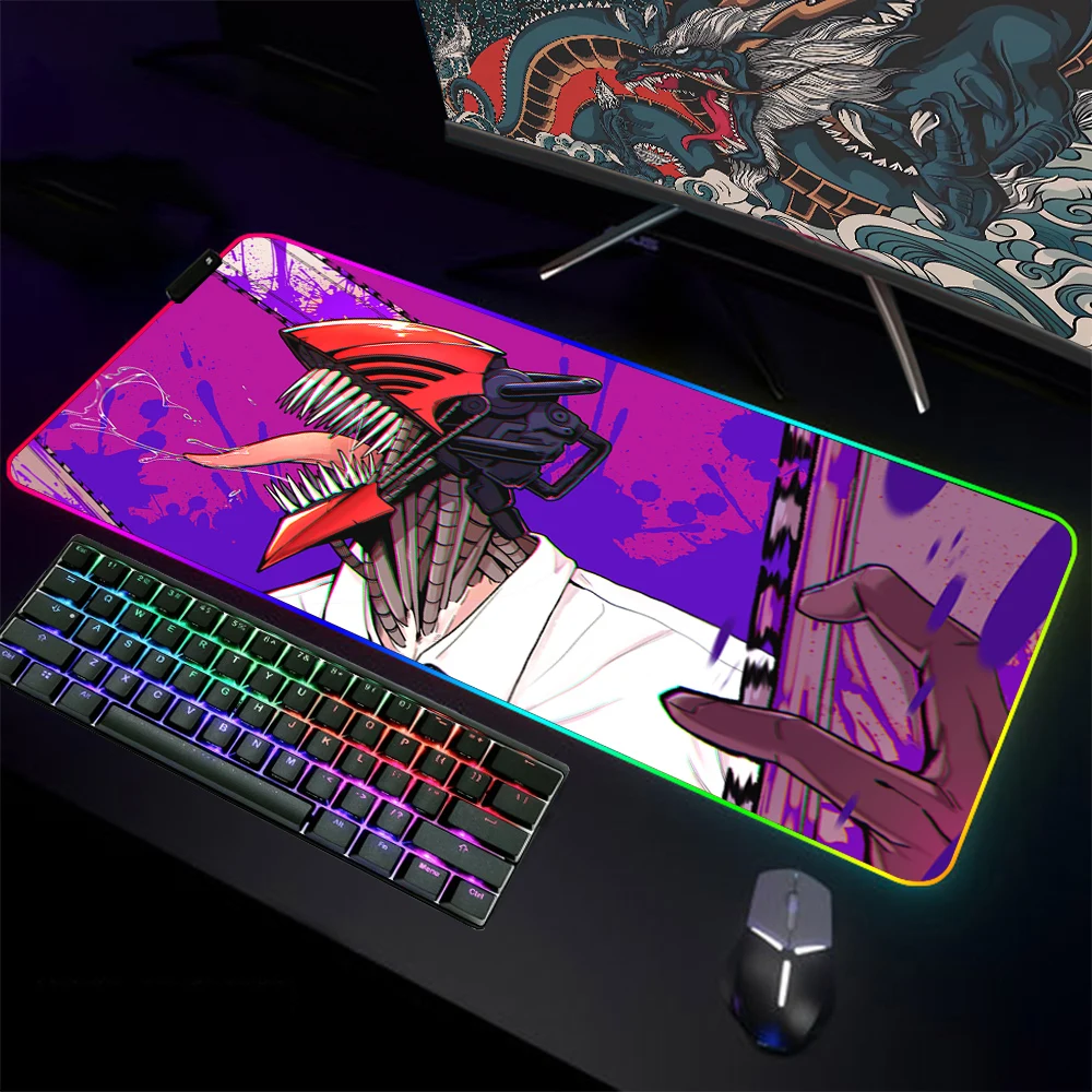 Large RGB Mousepad Chainsaw Man Anime Mouse Pad 900x400 Rubber Mat Desk Anti Slip And Waterproof Protector Gifts For Boys
Large RGB Mousepad Chainsaw Man Anime Mouse Pad 900x400 Rubber Mat Desk Anti Slip And Waterproof Protector Gifts For Boys