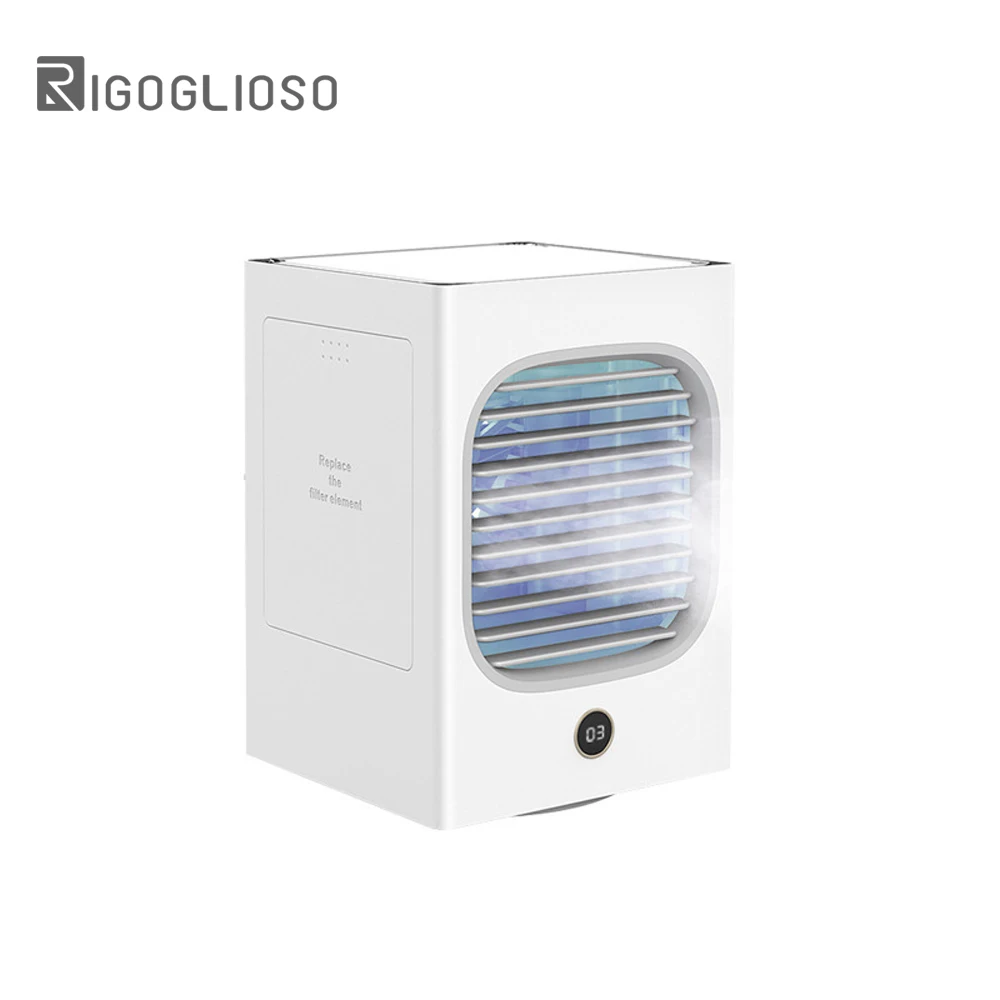 Digital Display Air Cooler Mini Air Conditioning Fan Portable Air Cooling Fan Ultraviolet Sterilization Cooling Water Spray Fan
Digital Display Air Cooler Mini Air Conditioning Fan Portable Air Cooling Fan Ultraviolet Sterilization Cooling Water Spray Fan
