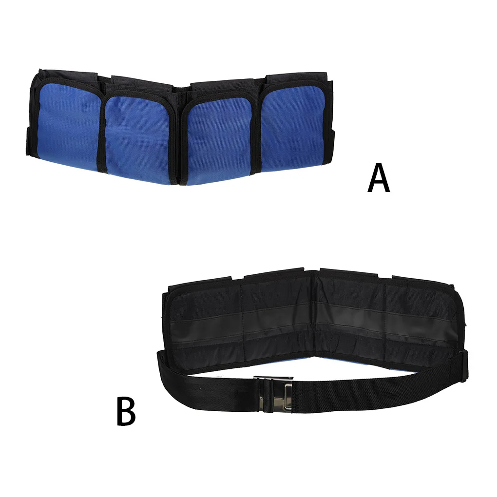 Heavy Diving Weight Belt with 4 pockets Nylon Wrist Belts Large Capacity Durable Weights Bands Strong Tensile Resistance Blue
Heavy Diving Weight Belt with 4 pockets Nylon Wrist Belts Large Capacity Durable Weights Bands Strong Tensile Resistance Blue