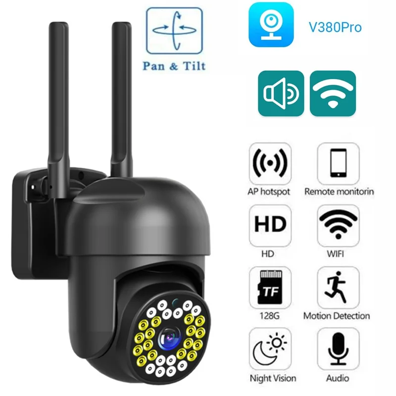 1080P Wifi IP Camera Wifi Wireless Outdoor Night Vision Home Security Camera Video CCTV Surveillance Cameras V380 Pro
1080P Wifi IP Camera Wifi Wireless Outdoor Night Vision Home Security Camera Video CCTV Surveillance Cameras V380 Pro