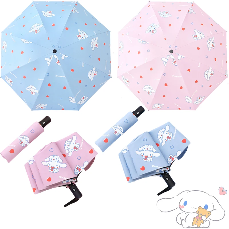 Cinnamoroll Kawaii Folding Automatic Sun Umbrella Sunny Umbrella Sanrio Dual-Use Sunshade Sunscreen Uv Protection Female Student
Cinnamoroll Kawaii Folding Automatic Sun Umbrella Sunny Umbrella Sanrio Dual-Use Sunshade Sunscreen Uv Protection Female Student