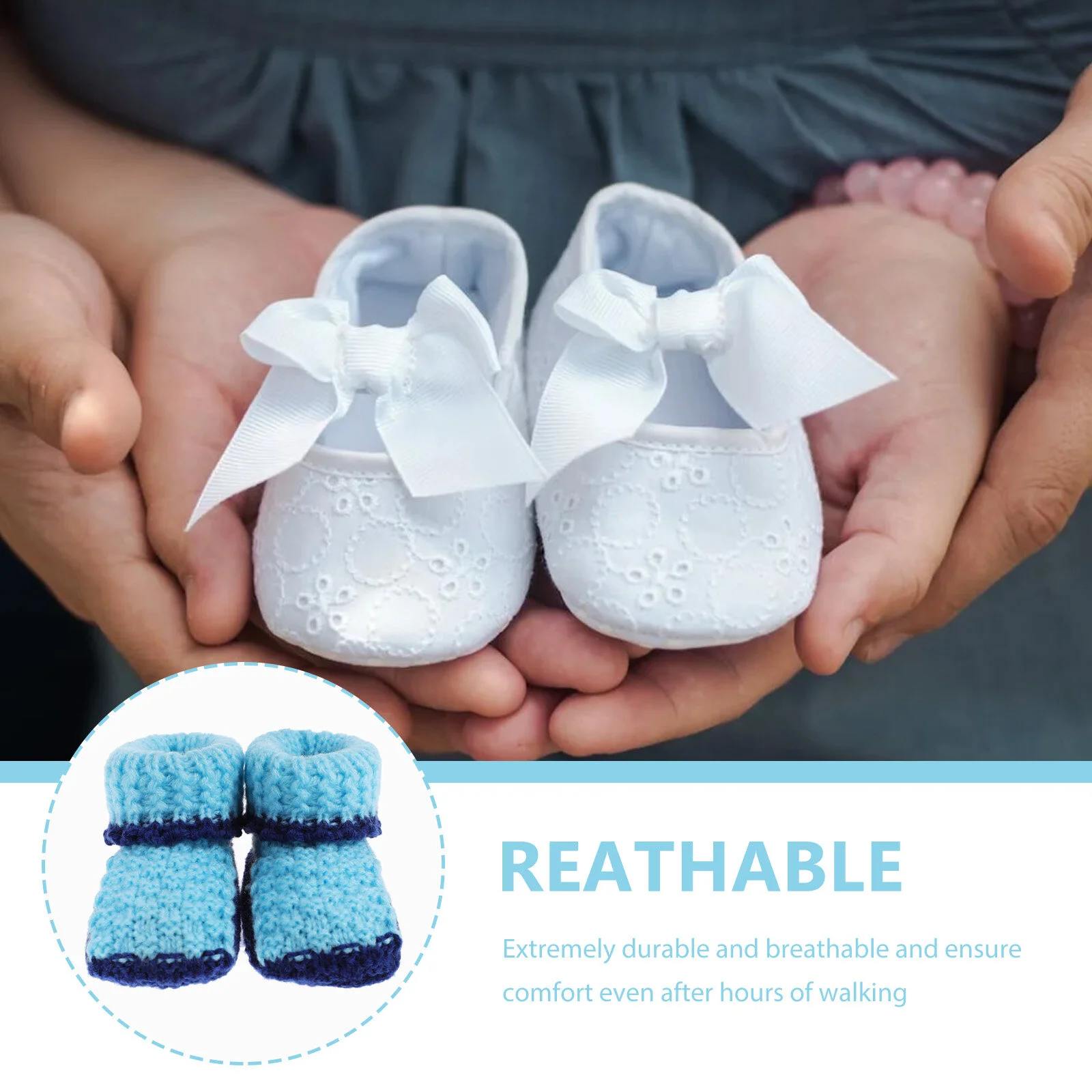 1 Pair Handmade Baby Crochet Shoes Infant Knitting Booties Infant Shoes Baby Winter Shoes
1 Pair Handmade Baby Crochet Shoes Infant Knitting Booties Infant Shoes Baby Winter Shoes