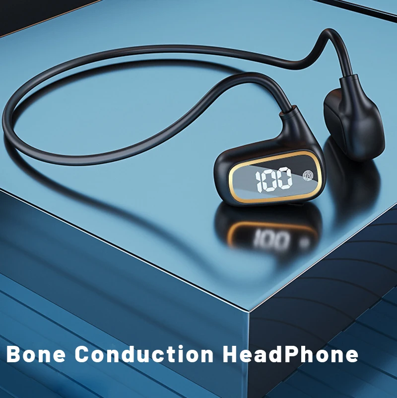 Bone Conduction Headphones Bluetooth 5.3 Wireless Not In-Ear Headset IPX5 Waterproof Sport Earphones Lightweight Ear Hook
Bone Conduction Headphones Bluetooth 5.3 Wireless Not In-Ear Headset IPX5 Waterproof Sport Earphones Lightweight Ear Hook
