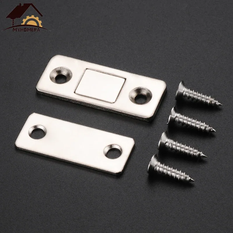 Магнитные защелки для шкафа, серебристые, 2 шт.
Магнитные защелки для шкафа, серебристые, 2 шт.