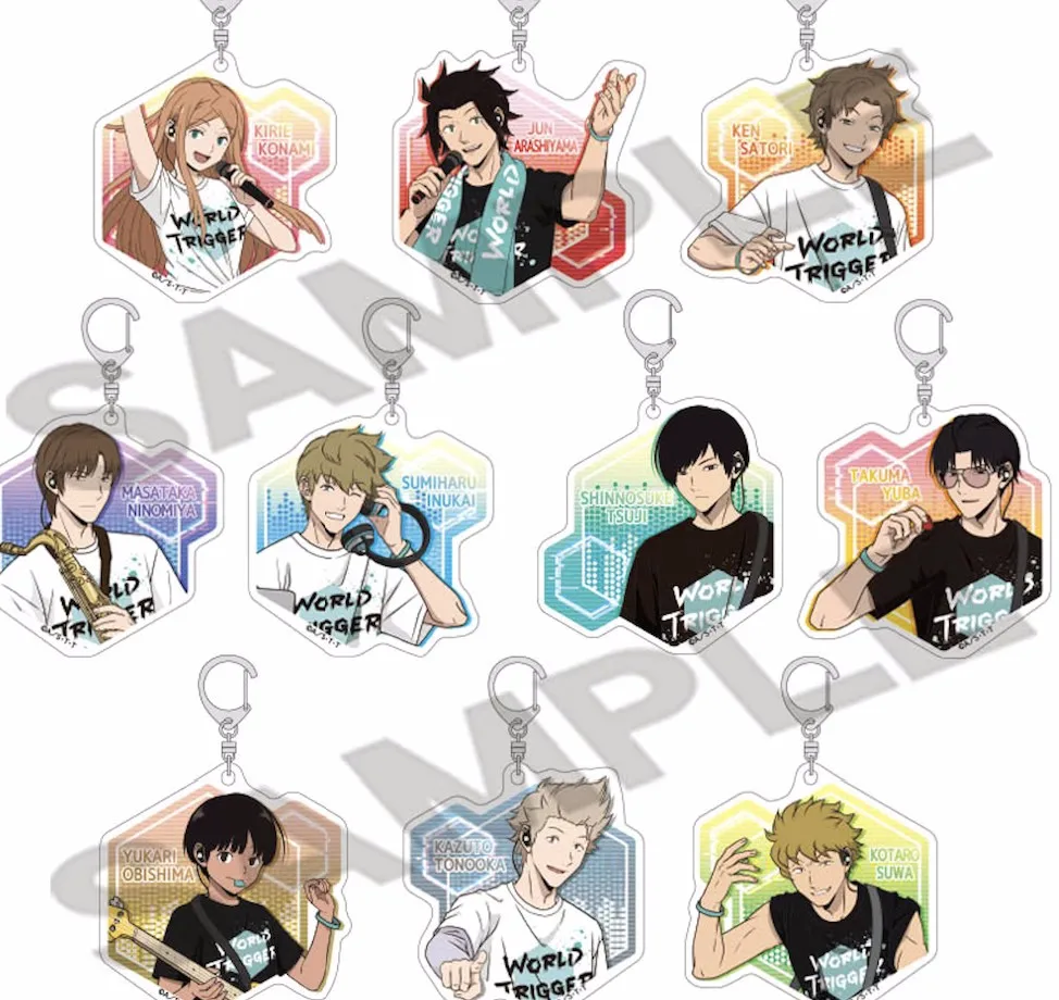 Anime World Trigger Kotaro Suwa Masataka Ninomiya Acrylic Keychain Keyring Figure Model Pendant Toy Cospaly 5299
Anime World Trigger Kotaro Suwa Masataka Ninomiya Acrylic Keychain Keyring Figure Model Pendant Toy Cospaly 5299