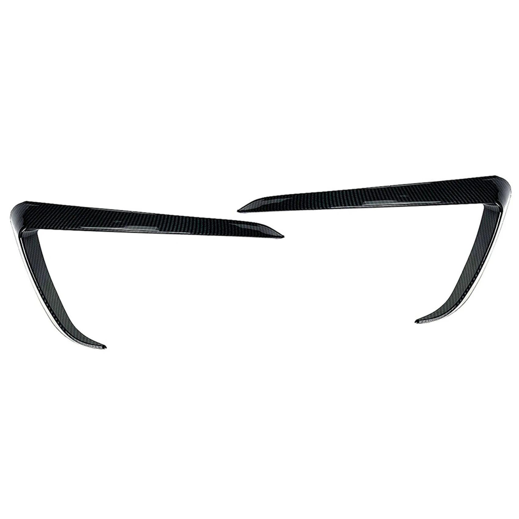 Car Fog Lights Eyebrow Wind Knife Front Bumper Splitter Spoiler Covers Trim for Tesla Model Y 2019-2021 Carbon Fiber 
Car Fog Lights Eyebrow Wind Knife Front Bumper Splitter Spoiler Covers Trim for Tesla Model Y 2019-2021 Carbon Fiber