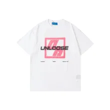 Mens T-shirt Short Sleeve Tees Same Mens Suede Foam Anime Craft Print Tops Couple T-shirt Cotton Fashion Y2k Kanye Clothing