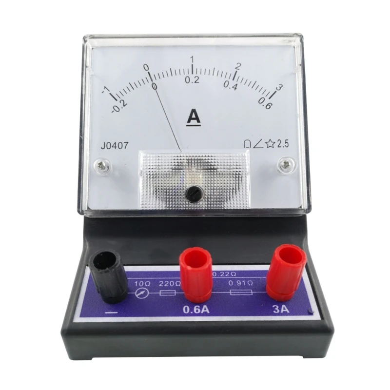 Galvanometer Analog Dial Panel Analog Ampere Meter for Students Labs School Class Measuring Instrument Ampere Sensor
Galvanometer Analog Dial Panel Analog Ampere Meter for Students Labs School Class Measuring Instrument Ampere Sensor