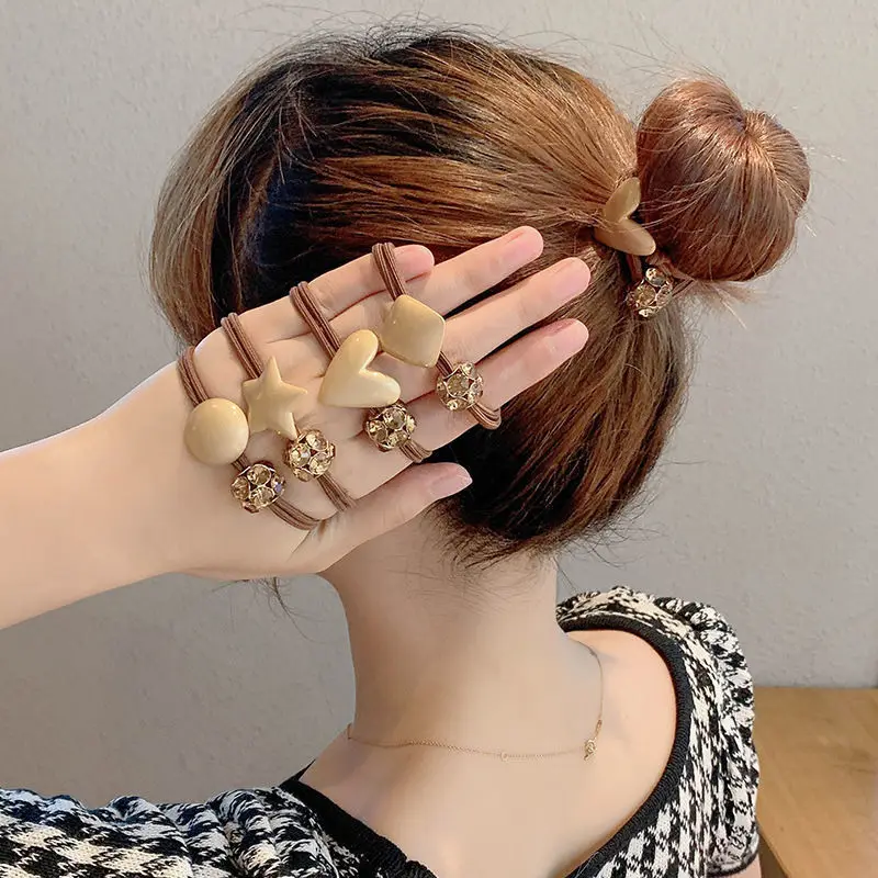 Elastic Hair Bands Rubber Band Headband Ponytail Holder BandsHair Accessories Gift Ornaments 
Elastic Hair Bands Rubber Band Headband Ponytail Holder BandsHair Accessories Gift Ornaments