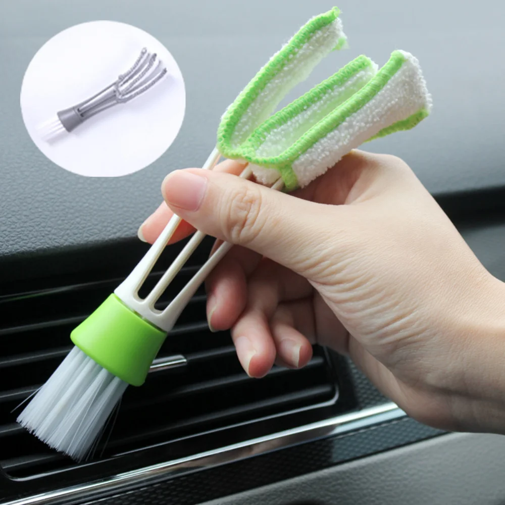 

Car Air Conditioning Outlet Cleaning Brush Remover Brush Dusting Blinds Keyboard Car Interior Brush Detailing