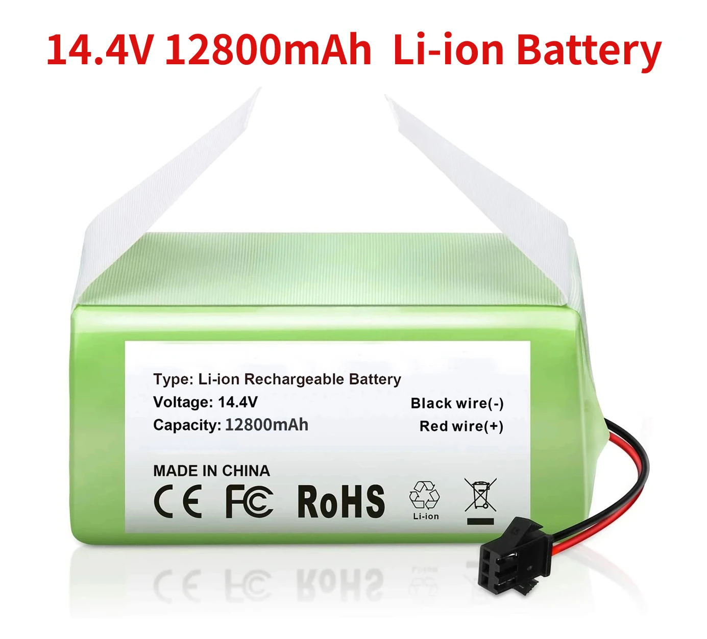 14.4V 6800mAh Li-ion Battery for for Conga 990 1090 Tesvor X500 Ecovacs Deebot N79 N79S DN622 Eufy RoboVac 11 11S RoboVac 30
14.4V 6800mAh Li-ion Battery for for Conga 990 1090 Tesvor X500 Ecovacs Deebot N79 N79S DN622 Eufy RoboVac 11 11S RoboVac 30