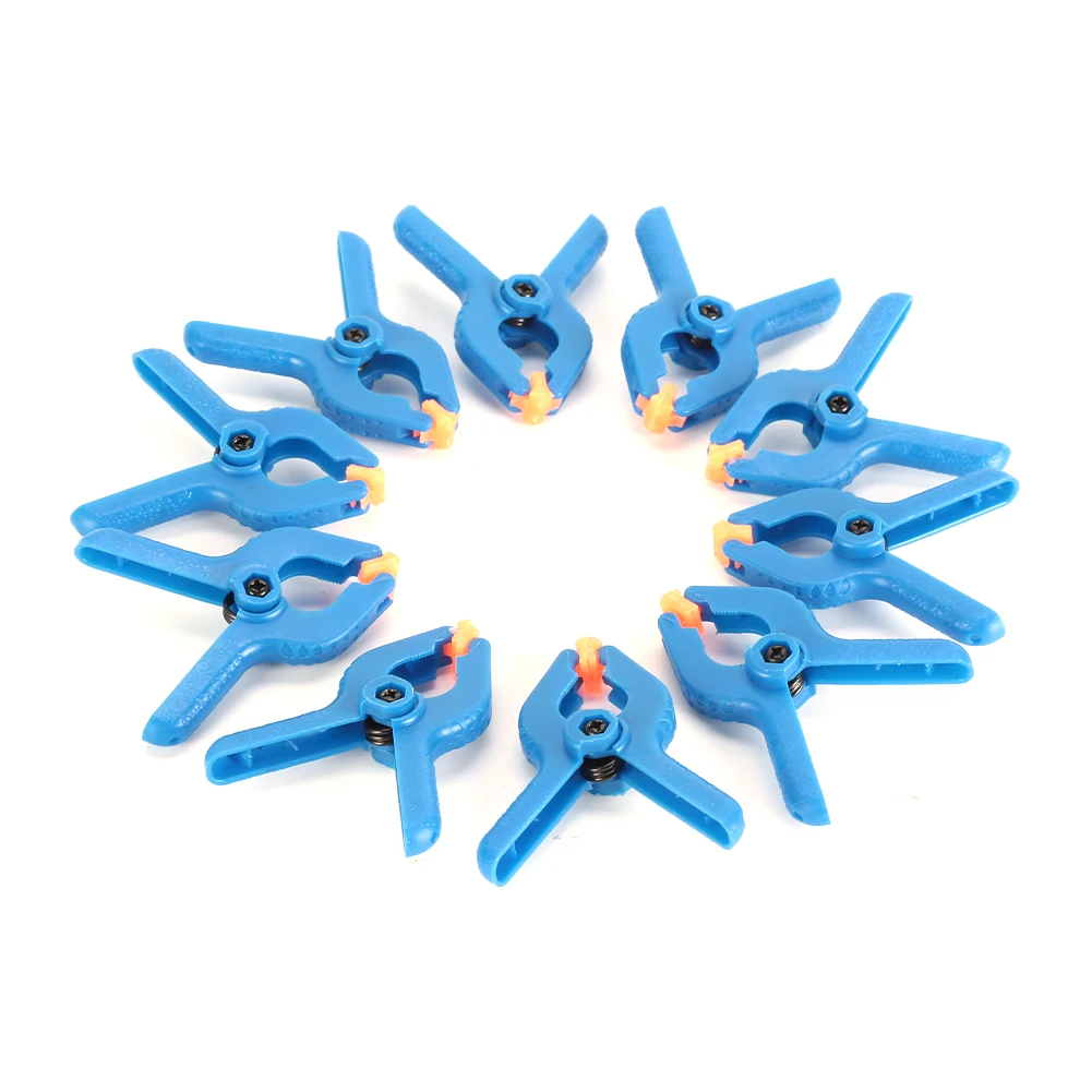 Woodworking Tools Hand Instrument Spring Clamps Plastic Nylon Grip Cramps Jaw Opening 10pcs Accommodate Round Irregular Objects
Woodworking Tools Hand Instrument Spring Clamps Plastic Nylon Grip Cramps Jaw Opening 10pcs Accommodate Round Irregular Objects
