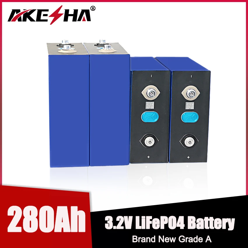 lf280k LiFePO4 Battery 280Ah Rechargeable Lithium Iron Phosphate 12V 24V 48V Grade A Battery Suit Solar Panel EV Boat Golf Cart
lf280k LiFePO4 Battery 280Ah Rechargeable Lithium Iron Phosphate 12V 24V 48V Grade A Battery Suit Solar Panel EV Boat Golf Cart
