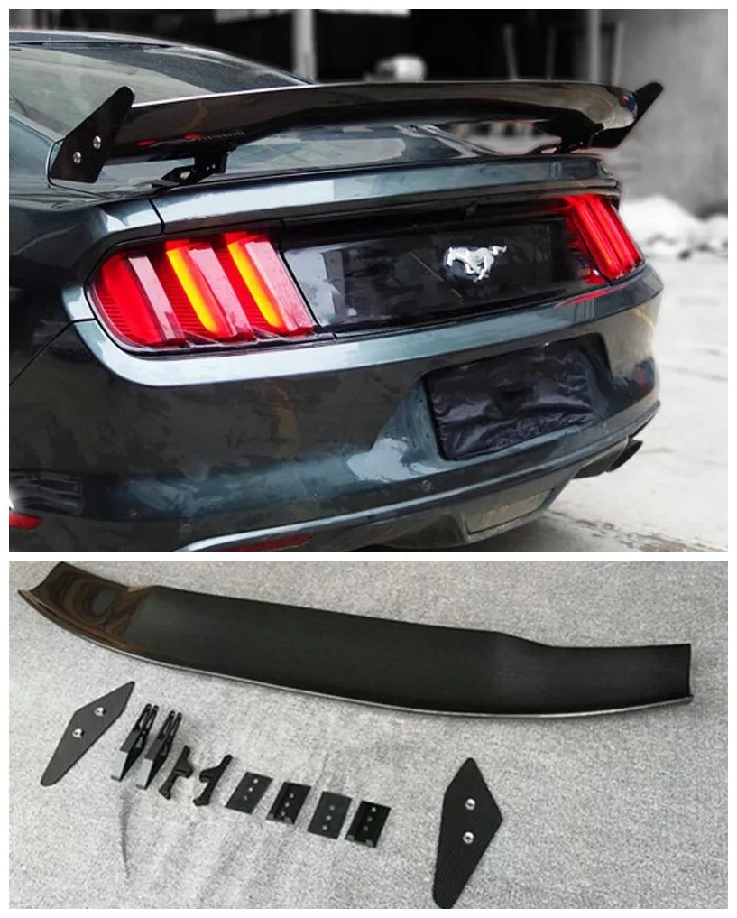 High Quality Carbon Fiber Car Rear Trunk Lip Spoiler Splitters For Ford Mustang 2015 2016 2017 2018 2019 2020
High Quality Carbon Fiber Car Rear Trunk Lip Spoiler Splitters For Ford Mustang 2015 2016 2017 2018 2019 2020
