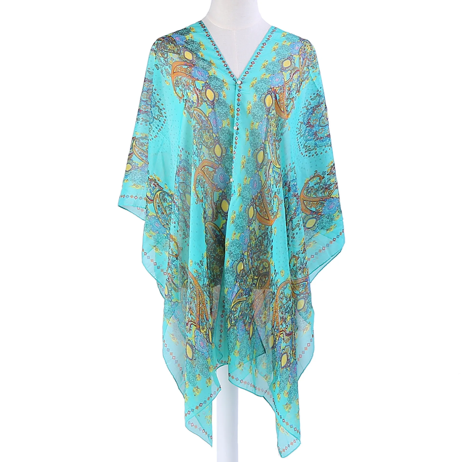 2022 New Imitation Silk Creative Summer Sunshade Sunscreen Lady Shawl Korean Chiffon Fashion Suit Women Poncho Capes Blue
2022 New Imitation Silk Creative Summer Sunshade Sunscreen Lady Shawl Korean Chiffon Fashion Suit Women Poncho Capes Blue