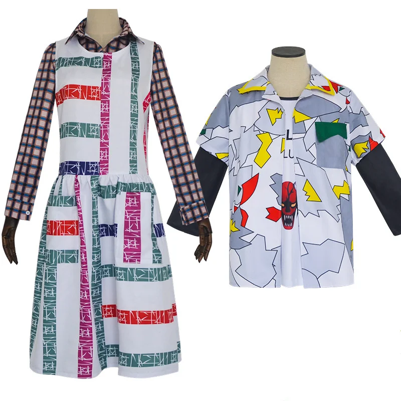Stranger Things Season 4 Eleven Dresses Cotton Women Dress for Adult Halloween Party Prop
Stranger Things Season 4 Eleven Dresses Cotton Women Dress for Adult Halloween Party Prop