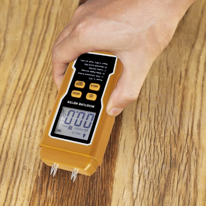 Измеритель влажности древесины, двухконтактный цифровой прибор для измерения влажности, для строительных материалов, дров, настенной бума...
Измеритель влажности древесины, двухконтактный цифровой прибор для измерения влажности, для строительных материалов, дров, настенной бума...