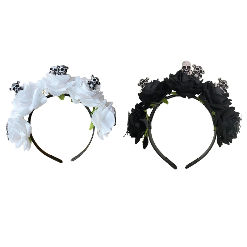 Gothic Hair Hoop with Flower Decor Women Styling Headwear Carnival Hair Supplies
Gothic Hair Hoop with Flower Decor Women Styling Headwear Carnival Hair Supplies