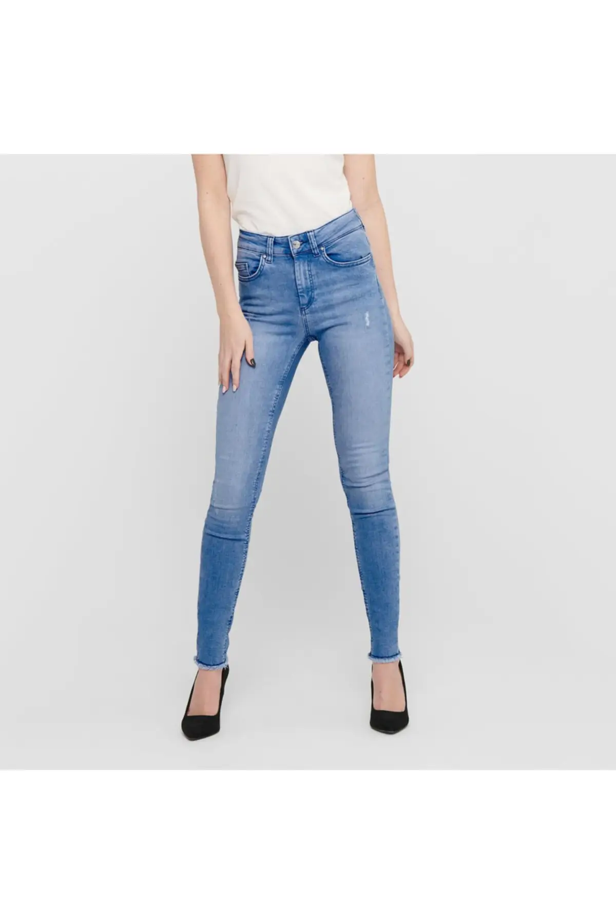 Women's Jean Blush Blue () Full Length Straight Pant Streetwear Female Buttons Zipper Ladies 
Women's Jean Blush Blue () Full Length Straight Pant Streetwear Female Buttons Zipper Ladies