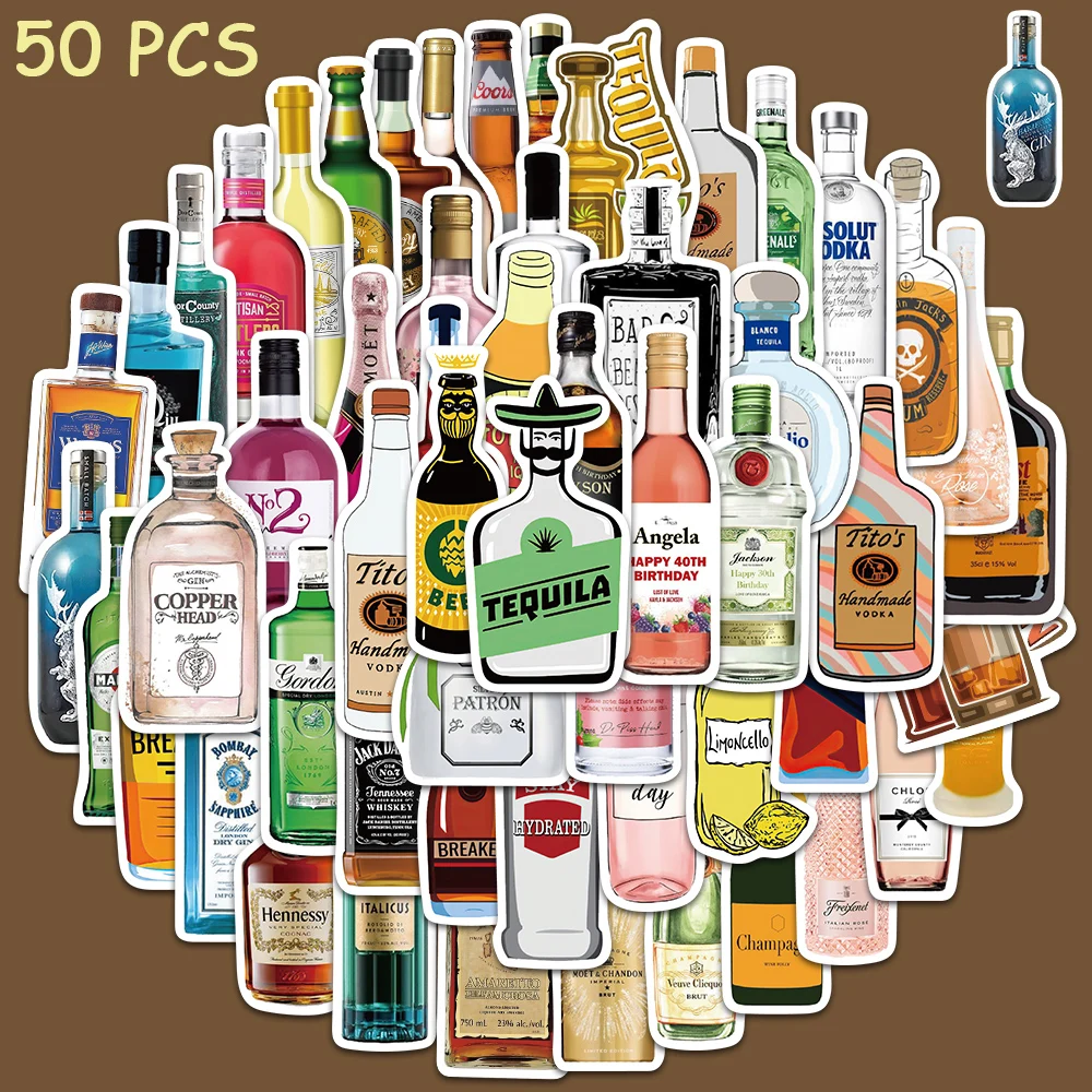 10/56pcs Classic Mix Wine Beer Stickers Laptop Guitar Skateboard Luggage Scrapbook Fridge Waterproof Graffiti Sticker
10/56pcs Classic Mix Wine Beer Stickers Laptop Guitar Skateboard Luggage Scrapbook Fridge Waterproof Graffiti Sticker