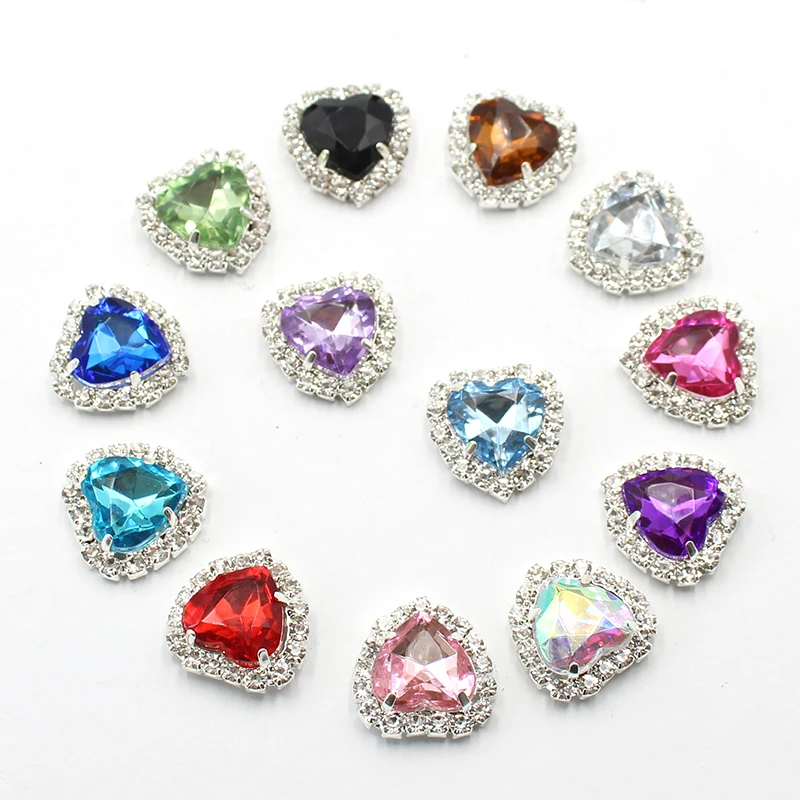 10 шт./лот 8/10/12 мм, зажим для пуговиц с сердечками и стразами, акриловое украшение для одежды, рукоделие, Швейные аксессуары, плоская пряжка 
10 шт./лот 8/10/12 мм, зажим для пуговиц с сердечками и стразами, акриловое украшение для одежды, рукоделие, Швейные аксессуары, плоская пряжка